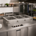 Thumbnail image #2 for Vollrath Three-Well Drop-In Hot Food Well Unit with Marine-Grade Stainless Wells, Manifold Drain, 208V