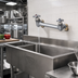 Thumbnail image #2 for T&S Brass Big-Flo Wall-Mounted Kettle & Pot Sink Mixing Faucet with 12
