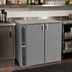 Thumbnail image #2 for Glastender C1SB36 One-Zone Side-Serviced Self-Contained Back Bar Cooler, 36 Inches Wide, Two-Section