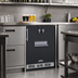 Thumbnail image #3 for Summit Appliance 24-Inch Built-In Front Tap Beer Kegerator with Dual Tap and 5.3 Cu. Ft. Capacity