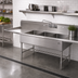 Thumbnail image #2 for John Boos Pro-Bowl 4-Compartment Sink with Left Drainboard, 100-3/16