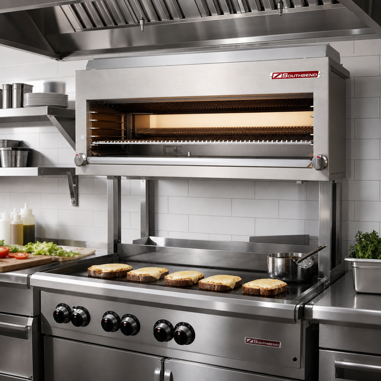 Product image #3 for Southbend Platinum Heavy Duty 72-Inch Gas Infrared Cheesemelter, Riser Mount