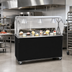 Thumbnail image #2 for Vollrath 2-Series Affordable Portable 60-Inch Utility Station with Solid Base and Buffet Breath Guard