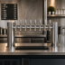 Thumbnail image #2 for Micro Matic Metropolis H 8-Faucet Air-Cooled Countertop Draft Tower, Polished Stainless Steel