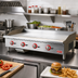 Thumbnail image #2 for Omcan 48-Inch Countertop Natural Gas Griddle with 4 Burners, 120,000 BTU