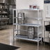 Thumbnail image #2 for Channel Manufacturing Adjustable Aluminum Keg Storage Rack, 80 x 17 x 68 Inches