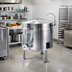 Thumbnail image #2 for Cleveland Short Series 60-Gallon Electric Steam Jacketed Kettle, Stationary, Tri-Leg Base