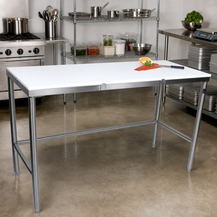 Product image #2 for John Boos TC045 60-Inch x 24-Inch Reversible Poly Top Trimming Table