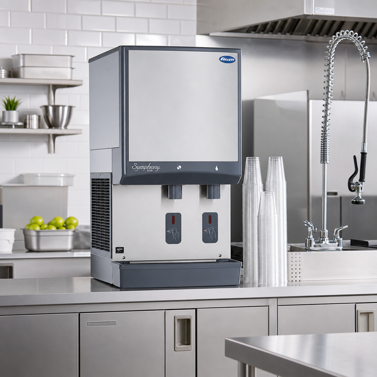 Product image #2 for Symphony Plus 25CI414W-S Countertop Chewblet Ice & Water Dispenser