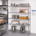 Thumbnail image #2 for Metro Super Erecta 5-Shelf Chrome Plated Add-On Wire Shelving Unit, 72