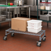 Thumbnail image #2 for Quantum Mobile Wire Dunnage Platform Rack, 36 x 18 x 12 Inches, Gray Epoxy Finish