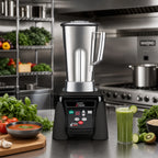 Thumbnail image #2 for Waring Xtreme MX1100XTS High-Power Commercial Blender, 64 oz Stainless Steel Container, 3.5 HP, 2-Speed, Electronic Timer