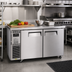 Thumbnail image #2 for Turbo Air J Series 2-Section Dual Temp Undercounter Refrigerator/Freezer, Side Mount, 59 Inch Wide
