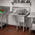 Thumbnail image #2 for John Boos E-Series 1-Compartment Sink with Left Drainboard, 15
