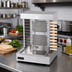 Thumbnail image #2 for Uniworld Mini Countertop Propane Vertical Broiler with 2 Burners and 10 Skewers