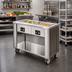 Thumbnail image #2 for DineXpress DXP2HFSL 2-Well Electric Slimline Mobile Hot Food Counter