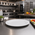 Thumbnail image #3 for Jane 10-Inch Round Wide Rim White Melamine Plate