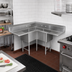 Thumbnail image #2 for John Boos Pro-Bowl 3-Compartment Corner Sink with Dual 18-Inch Drainboards