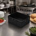Thumbnail image #2 for American Metalcraft Black Rectangular Poplar Wood Serving Box