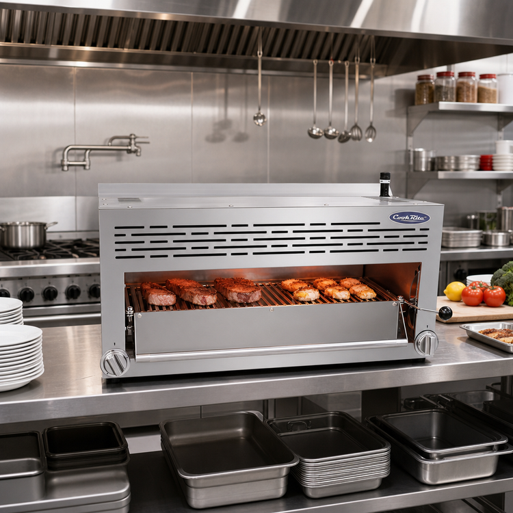 Product image #3 for CookRite 36-Inch Gas Infrared Salamander Broiler, 43,000 BTU