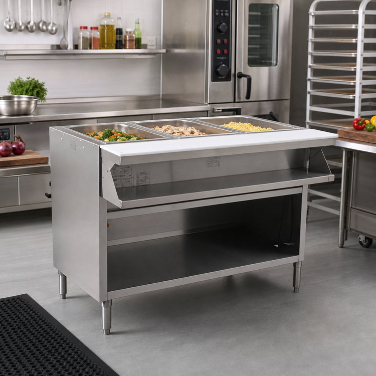 Product image #2 for Eagle Spec-Master Sealed Well Electric Hot Food Table, 2 Wells, 33 Inches Wide, 208V