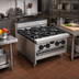 Thumbnail image #2 for Bistro 24-Inch Modular Gas Restaurant Range with 4 Open Burners