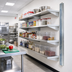 Thumbnail image #2 for Eagle Group 120-Inch Aluminum Wall-Mounted Cantilever Shelving Standard Upright