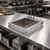 Thumbnail image #2 for John Boos Pro-Bowl Drop-In Hand Sink, 1 Compartment, 10-Inch Deep Bowl
