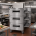 Thumbnail image #2 for Lincoln Impinger 3200 Series 3240-3V Triple Deck Electric FastBake Conveyor Pizza Oven Package