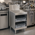 Thumbnail image #2 for Eagle Spec-Bar WBGR18-24 Underbar Glass Rack Storage Unit — Recessed Workboard Top, 18 Inches W x 24 Inches D x 36.5 Inches H, Holds 2 16-Inch Glass Racks