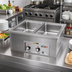 Thumbnail image #2 for Built-In Top-Mount Electric Wet/Dry 2-Pan Food Warmer Hot Well