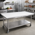 Thumbnail image #2 for John Boos Reversible Poly Work Table Top, 84 x 36 x 1 Inch, Replacement Top for TC, M, and GMT Tables