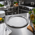 Thumbnail image #2 for Esquire™ 16-Inch Round Fluted 18/10 Stainless Steel Serving Tray
