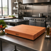 Thumbnail image #2 for John Boos Boos Block 36 Inch x 36 Inch Kitchen Countertop, 2-1/4 Inch Thick, Edge Grain American Cherry, Penetrating Oil Finish
