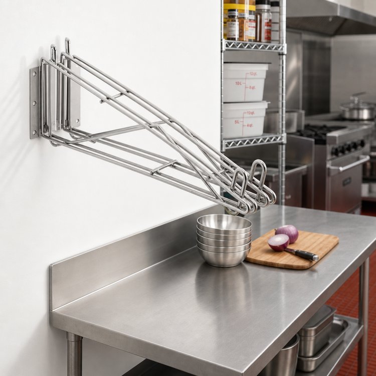 Product image #2 for Eagle Group Stationary Wire Wall-Mount Shelf Bracket for 14-Inch Deep Shelf