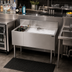 Thumbnail image #2 for Krowne Royal Series Stainless Steel 42-Inch Underbar Combination Ice Bin with Right-Side 30-Inch Ice Bin, 12-Inch Insulated Bottle Storage, and 10-Circuit Cold Plate