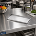 Thumbnail image #2 for American Metalcraft Rectangular Stainless Steel Serving Tray, 12 x 8-1/4 Inch, Satin Finish