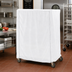 Thumbnail image #2 for Metro Queen Mary and Banquet Cart Cover, 48 x 18 x 62 Inch, Uncoated Knitted Polyester, White, Velcro Fastener