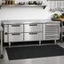 Thumbnail image #2 for Garland Polar Cuisine UN17C72 Self-Contained Refrigerated Drawer Base, 72 Inch, 4 Drawers, Stainless Steel, 115V