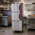 Thumbnail image #2 for Southbend (Middleby) Southbend Steam GSX-16HE-SB Gas Convection Steamer, 2 Compartments, 16-Pan Capacity, 36-Inch Cabinet Base