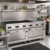 Thumbnail image #2 for Wolf Challenger XL 72-Inch Gas Restaurant Range with 8 Open Burners, 24-Inch Griddle, and 2 Convection Ovens