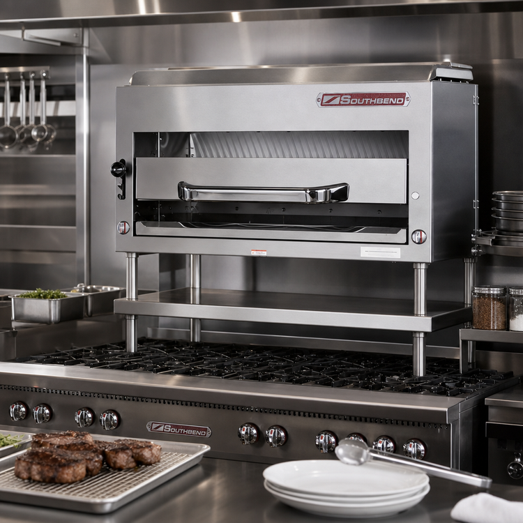 Product image #2 for Southbend Platinum 32-Inch Compact Infrared Gas Salamander Broiler with Riser Mount