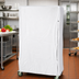 Thumbnail image #2 for Quantum Wire Cart Cover, 24 x 60 x 63 Inch, White Nylon with Zipper Flap