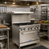 Thumbnail image #2 for Comstock-Castle CCR6-C 36-Inch Restaurant Gas Range with 6 Open Burners and Convection Oven