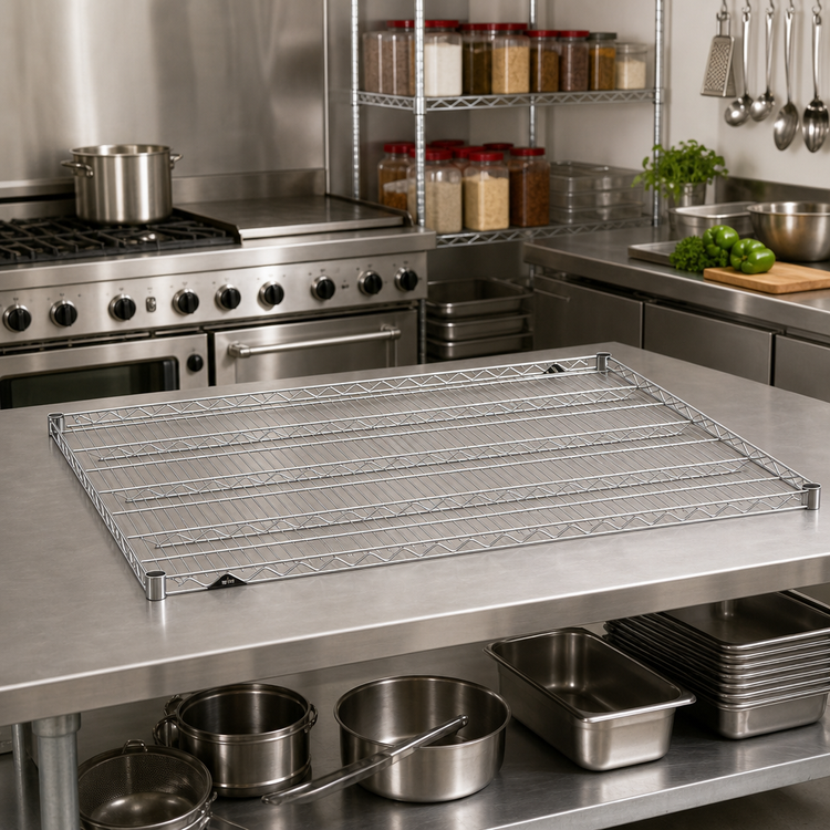 Product image #2 for Metro Super Erecta Super Wide 48"W x 36"D Chrome-Plated Wire Shelf