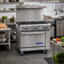 Thumbnail image #2 for Imperial Pro Series 36-Inch Gas Restaurant Range with 6 Open Burners and Convection Oven