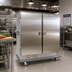 Thumbnail image #2 for Cres Cor Insulated Mobile Heated Banquet Holding Cabinet, Double Door, Stainless Steel, 150 Covered Plate Capacity