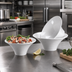 Thumbnail image #2 for Endurance Flared Round Melamine Serving Bowl, 80 oz., 11 Inch Dia., White
