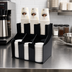 Thumbnail image #2 for Winco 2-Tier Cup & Lid Organizer, Black ABS Plastic