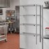 Thumbnail image #2 for Eagle Group A4-74-1824S 4-Tier Add-On Wire Shelving Unit, 24 x 18 x 74 Inches, Stainless Steel, Knockdown